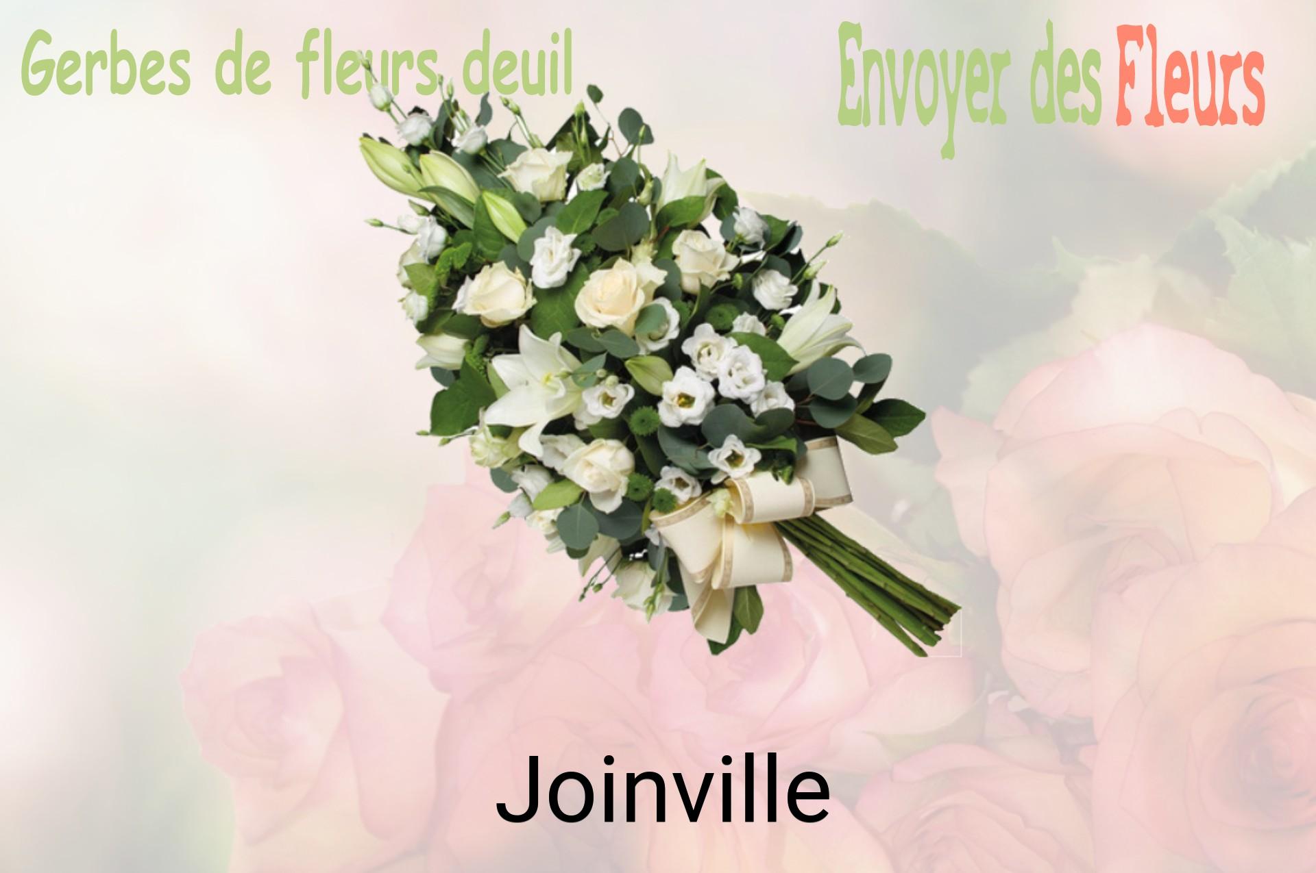 Gerbe de fleurs de deuil livrée à Joinville